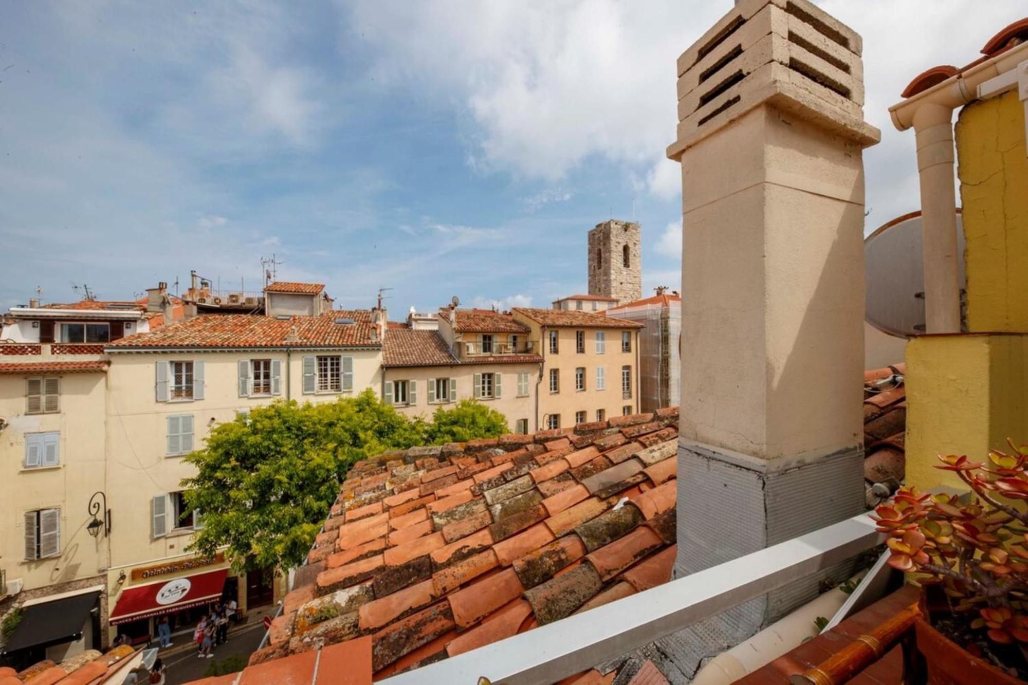 06M - Old Antibes Beautiful Duplex Terrace With Sea View Daire Dış mekan fotoğraf