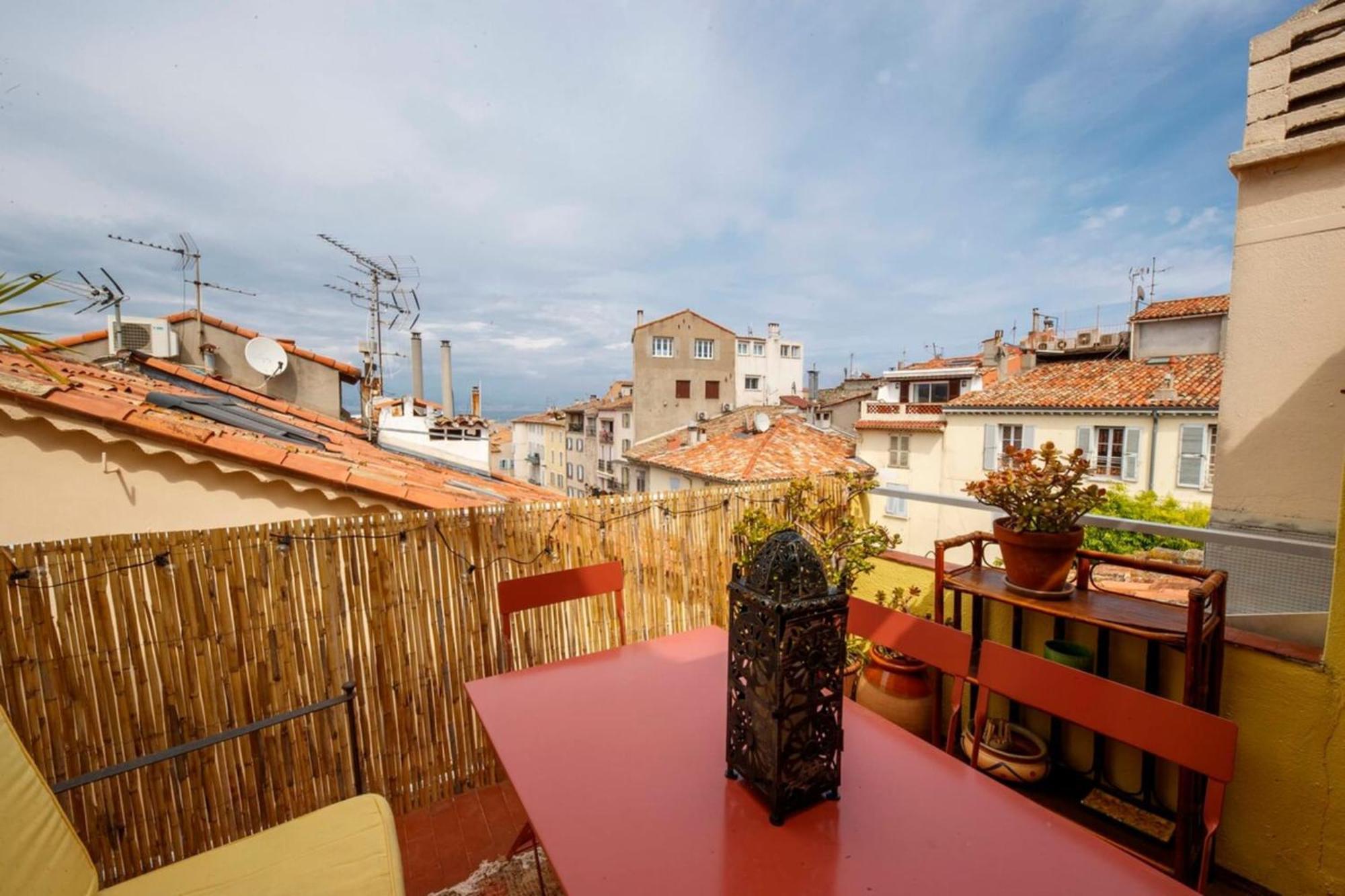 06M - Old Antibes Beautiful Duplex Terrace With Sea View Daire Dış mekan fotoğraf